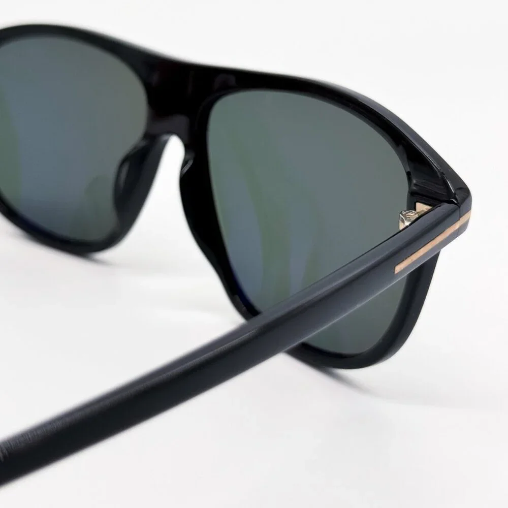 NEW TOM FORD PRESCOTT TF1027 01R POLARIZED MEN SUNGLASSES FT1027/S 01R